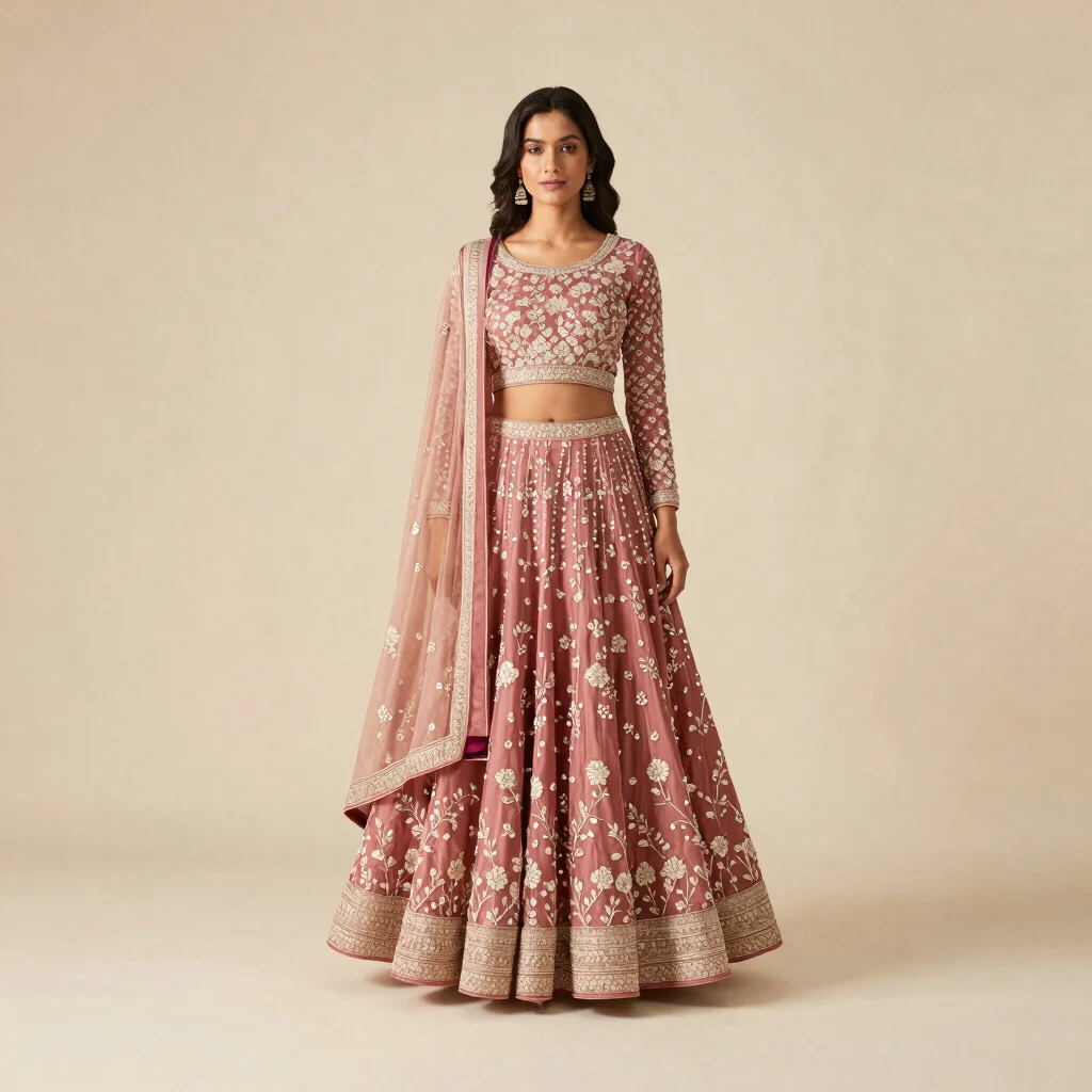 Mogra Garden Lehenga