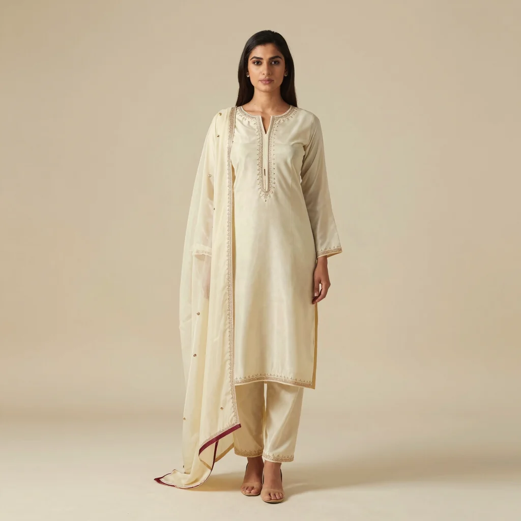 Ivory Noor Suit Set
